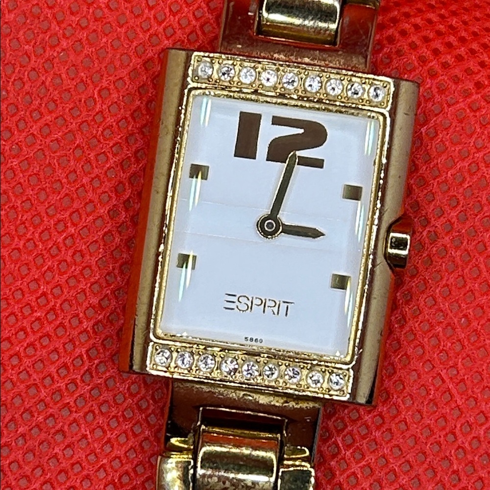 Esprit Ladies Watch -gold tone and crystals